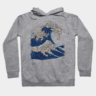 The Great Wave of Corgi Hoodie